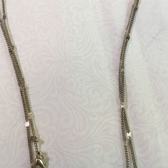 Turquoise Enameled Goldtone Key Pendant - Picture 5 of 5